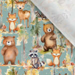 Takoy Jersey Takoy erdei állatok kalandjai sötét menta