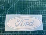 matrica. shop FORD logo autó matrica (fehér 15cm)