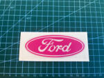 matrica. shop FORD logo autó matrica (rózsaszín 10cm)