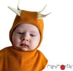 ManyMonths Cagulă ManyMonths Dino lână merinos - Tangerine Marmelade