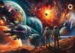 Schmidt Spiele - Puzzle Culori cosmice: o călătorie în spațiu - 1 000 piese Puzzle
