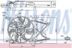 NISSENS Ventilator, radiator OPEL ASTRA G Combi (F35) (1998 - 2009) NISSENS 85154