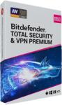 Bitdefender Total Security + Premium VPN (3 Eszköz - 1 Év) (EU) (BIT-TSMDVPN)