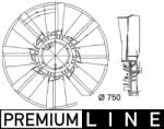 MAHLE CFW34000P Paleta ventilator, racire motor