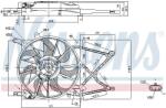 NISSENS 85154 Ventilator, radiator