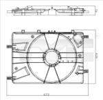 TYC 825-0016-1 Suport, ventilator
