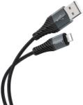 hoco. Cablu Date si Incarcare USB-A - Lightning HOCO X38 Cool, 18W, 1m, Negru - evomag