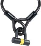 OXFORD LOOP LOCK15 lakat U profilú SHACKLE MINI zárral, (kábel hossza 2 m, kábelátmérő 15 mm)