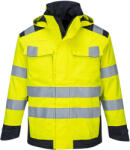 Portwest MV70 Modaflame Rain Multi Norm Arc kabát Sárga/Navy - L (PW-MV70YNRL) - megatool