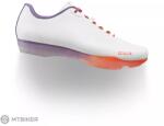 fizik TEMPO BEAT kerékpáros cipő, fehér/narancssárga (EU 45)