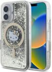 Hello Kitty iPhone 16 6.1" fekete-arany Hello Kitty HKHMP16SLGDIK kemény tok Liquid Glitter Fever MagSafe