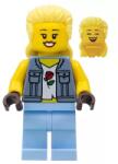 LEGO® cty1453 - LEGO Stuntz néző minifigura nő világoskék mellényben (cty1453)