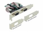 Delock 90007 RS-232 2-port PCIe x1 soros port bővítőkártya (90007)