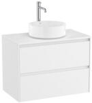 Roca Ona 2 fiókos mosdószekrény 79, 4x45, 7x58, 3 cm, matt fehér A851728509 (A851728509)