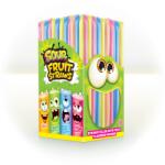 Johny Bee Sour fruit straws 250x3g szívószál