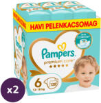 Pampers INGYENES SZÁLLÍTÁS - Pampers Premium Care pelenka 6, 13-18 kg, HAVI PELENKACSOMAG 1+1 256 db