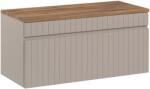 Comad Készlet szekrény Comad Iconic Cashmere ICONIC CASHMERE 82-80-D-1S, szekrény feletti pult Comad Fiji BLAT 89-80-A OAK COAST EVOKE (SETICCB80CM)