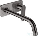 Hansgrohe AXOR Citterio M falsík alatti mosdó csaptelep 22, 7 cm-es kifolyóval, nem zárható leeresztővel, polírozott fekete króm 34115330 (34115330)