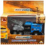 Sunman Vehicul de constructie cu macara, Maxx Wheels, Albastru