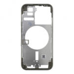  Apple iPhone 14 Pro EU verzió középső keret oldalgombokkal, sim kártya tartó tálcával, fekete (utángyártott)