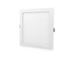 GMLedline LED panel , 12W , Ultra Slim , univerzális , EasyFix , négyzet , természetes fehér , CSOMAGOLÁSSÉRÜLT (outlet-246890)