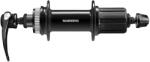 Shimano FH-QC400-HM hátsó kerékagy, 36H, tárcsafékes (CenterLock), gyorszáras, kazettás lánckeréksorhoz, HG, ipari csapágyas, rotorvédővel, fekete