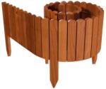 Artool Gard de gradina decorativ din lemn, maro, 200x20 cm GartenVIP DiyLine (1782)