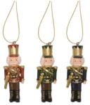  Dekoráció diótörő álló poly 3, 5x2, 5x10, 5cm piros, kék, zöld 3 féle 1db, figura nem választható (5101-11H)