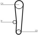 Continental Ctam Curea de distributie CONTINENTAL CTAM CT1017 - automobilus