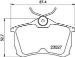 HELLA set placute frana, frana disc HELLA 8DB 355 009-511