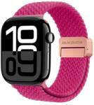  DUX ÎMPLEITĂ Curea din nailon pentru Apple Watch 10 42mm roz
