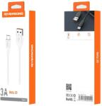Riversong Beta 20 USB - Lightning adat- és töltőkábel 2m (fehér)