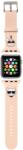 Karl Lagerfeld 3D Rubber Karl&Choupette Heads Apple Watch 38/40/41mm óraszíj (rózsaszín)