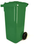 KZIWEB Háztartási kuka 120 L ZÖLD kerekes : Kuka kialakítása: - Kerekes, Szín: - Zöld, Űrtartalom: - 120 Literes