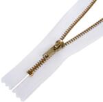  Fém cipzár VT5 zárt sárgaréz 4M0 12 cm - Fehér 101