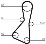 Continental Ctam Curea de distributie CONTINENTAL CTAM CT614 (CT614) - automobilus