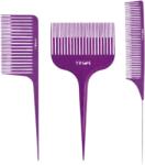 BIFULL Set 3 pieptenii BALAYAGE - VIOLET (BFPEI44557)