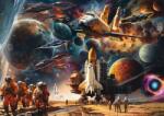 Schmidt Spiele - Puzzle Alura călătoriei în spațiu: călătorii către galaxii îndepărtate - 1 000 piese Puzzle