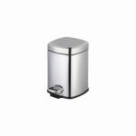 Casa Plastor Cos gunoi patrat, cu pedala, inox, 6 litri (38726) Cos de gunoi