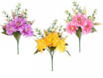 Decorer Set 3 buchete flori artificiale multicolore 32 cm (A56.45.71)