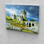 Festőleszek. hu Eilean Donan kastély festés számok alapján kreatív készlet 30x40