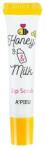 A'Pieu Honey and Milk Lip Scrub, 8ml