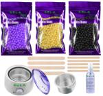 SELA Kit Epilare No. 202 cu 3 X Ceara Epilare Granule Refolosibila 3x500g