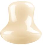 SELA Piatra Gua Sha din Jad Galben pentru masaj Forma de Ciuperca 4 cm, Sela Aparat de masaj