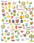 SELA Sticker Decor Unghii 3D Sela, Modele de Paste T-375