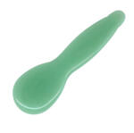 SELA Piatra Gua Sha Sela din Jad Verde pentru masaj 10, 5 cm, forma lingurita Aparat de masaj