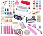 SELA Kit unghii false cu gel nr. 108, lampa led, 423 piese, Sela