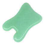 SELA Piatra Gua Sha Sela din Jad Verde pentru masaj 8 cm, forma V Aparat de masaj