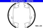 ATE Set saboti frana, frana de mana ATE 03.0137-0172.2 - piesa-auto