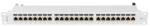 Lanberg Patch panel 24 port 1U 19" CAT. 7 FTP, szürke PPS7-1024-S (PPS7-1024-S)